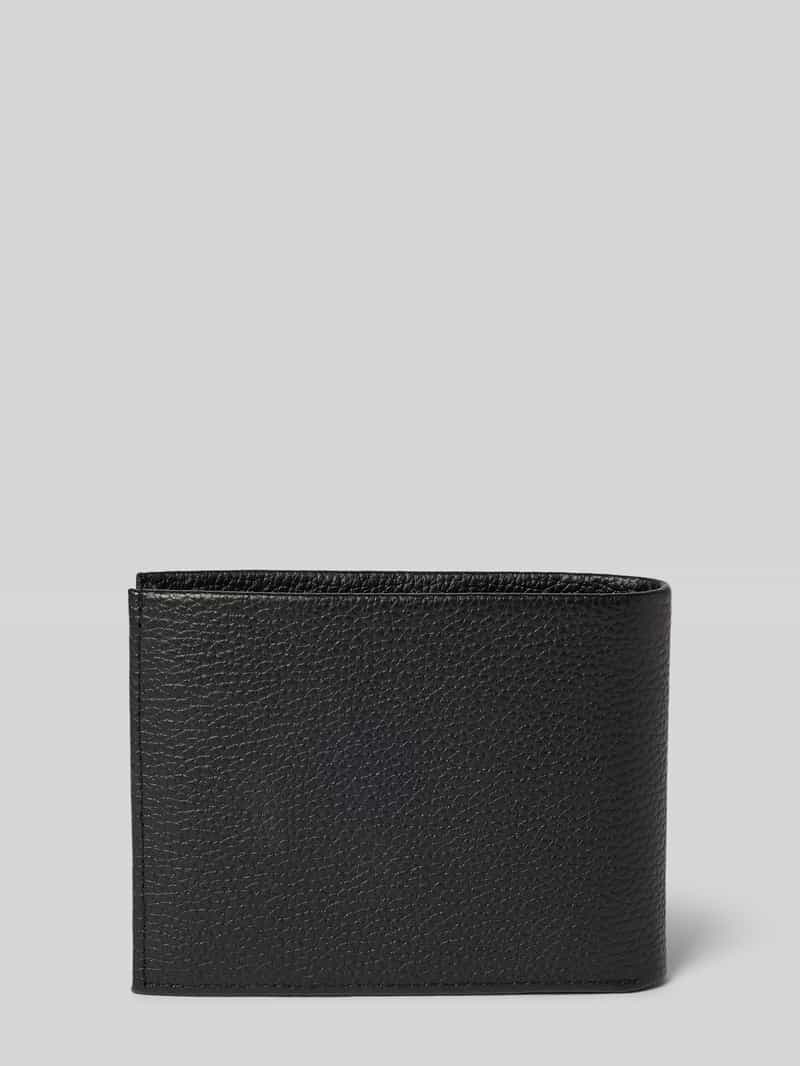 CK Calvin Klein Leren portemonnee met structuurmotief 'WARMTH BIFOLD'
