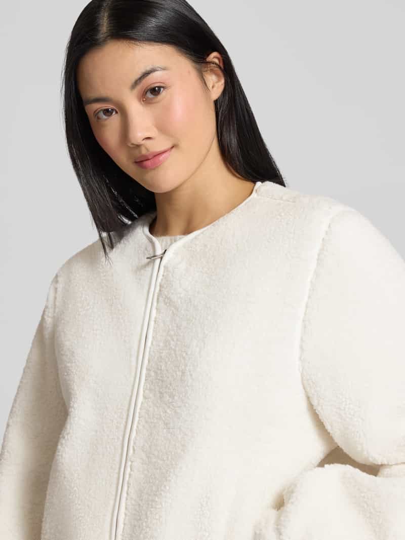 Samsøe Fleecejack met ronde hals model 'AUTUMN'