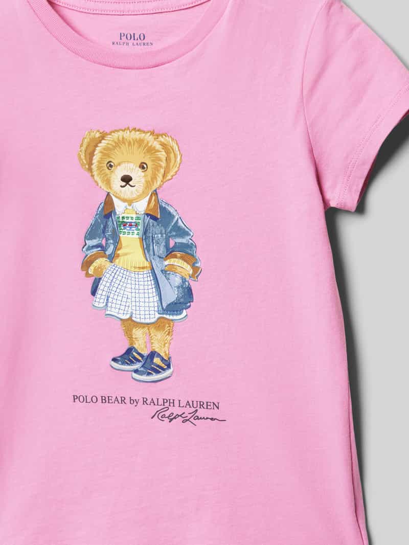 Polo Ralph Lauren Kids T-shirt met motief- en labelprint