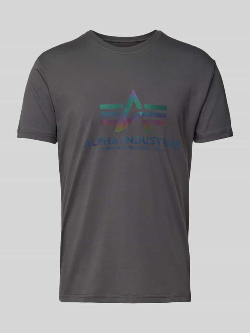 alpha industries T-shirt met labelprint