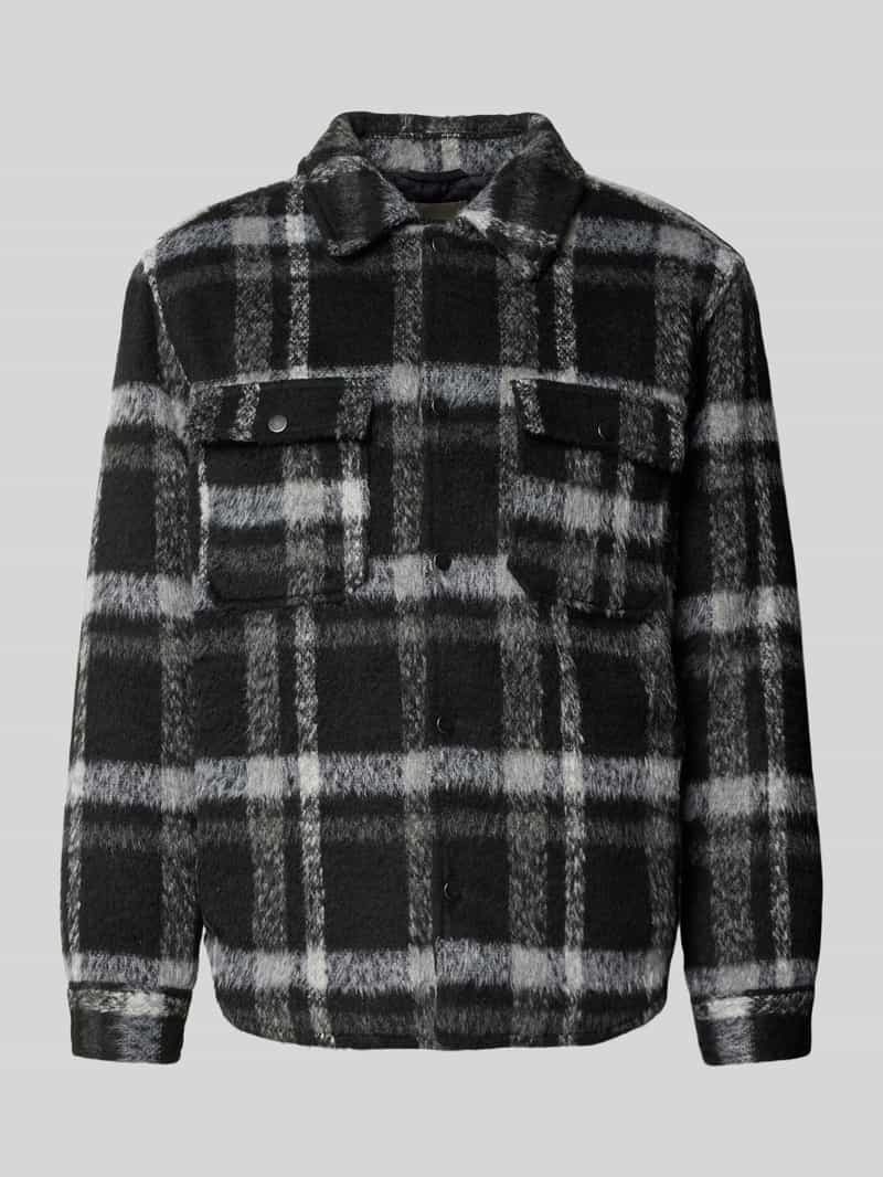 Only & Sons Regular fit overhemdjack met all-over motief model 'GIO'