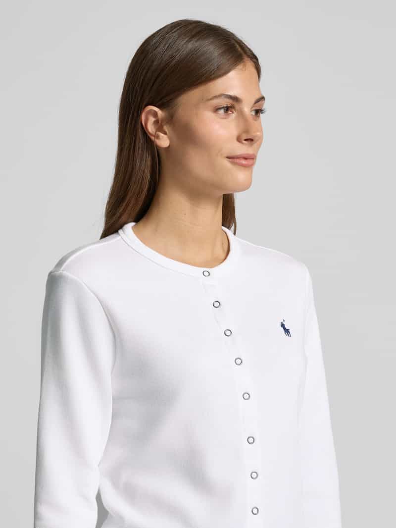 Polo Ralph Lauren Gebreide jacks met logostitching model 'TERRY'