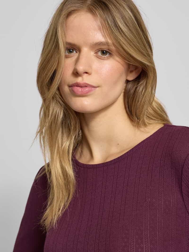 Only Slim fit shirt met lange mouwen van puur katoen model 'CARLOTTA'