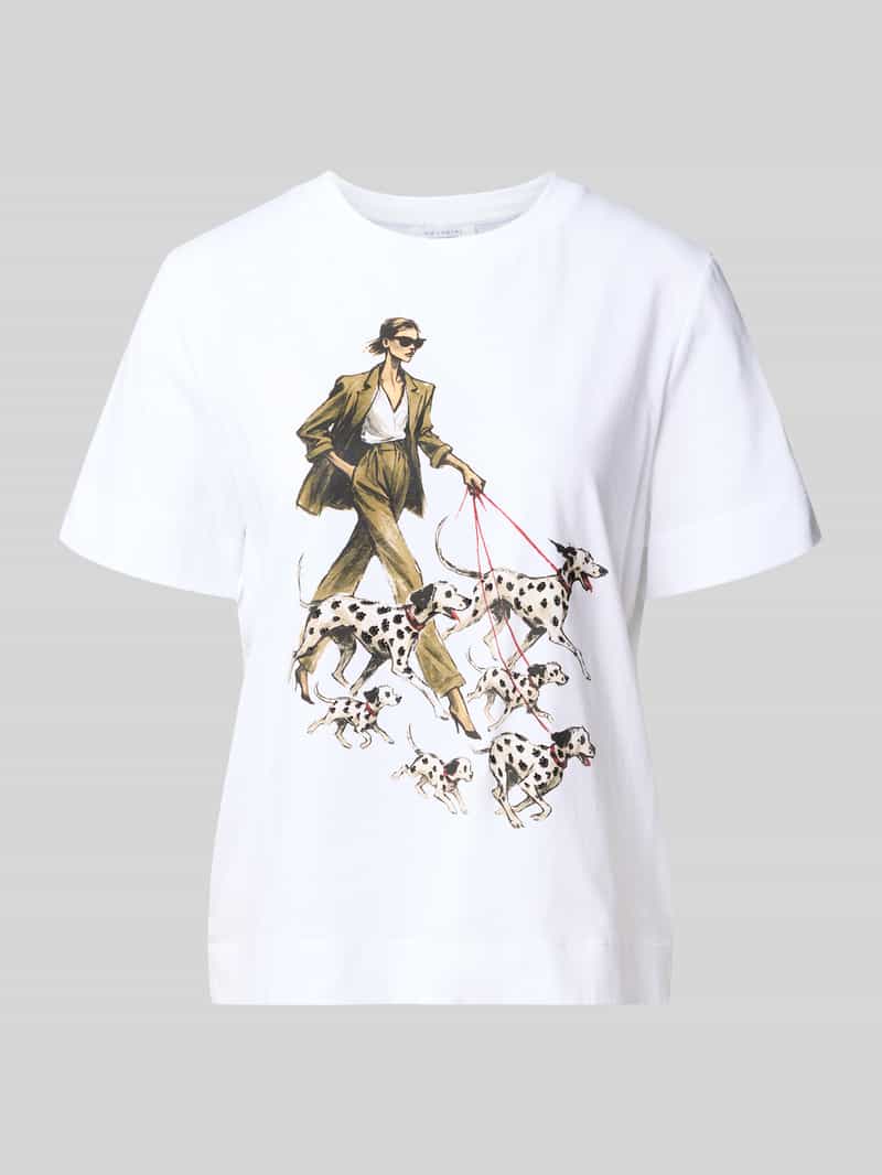 Rich & Royal Regular fit t-shirt van puur katoen