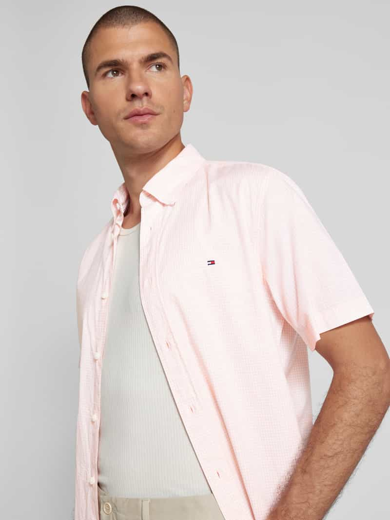 Tommy Hilfiger Regular fit vrijetijdsoverhemd met rasterruit model 'FLEX GINGHAM'