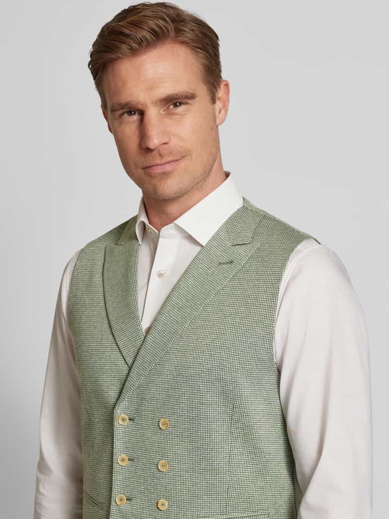 ATELIER TORINO Gilet met paspelzakken