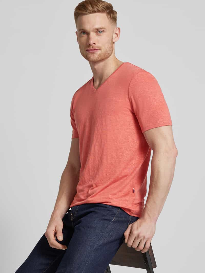 OLYMP Level Five T-shirt met V-hals