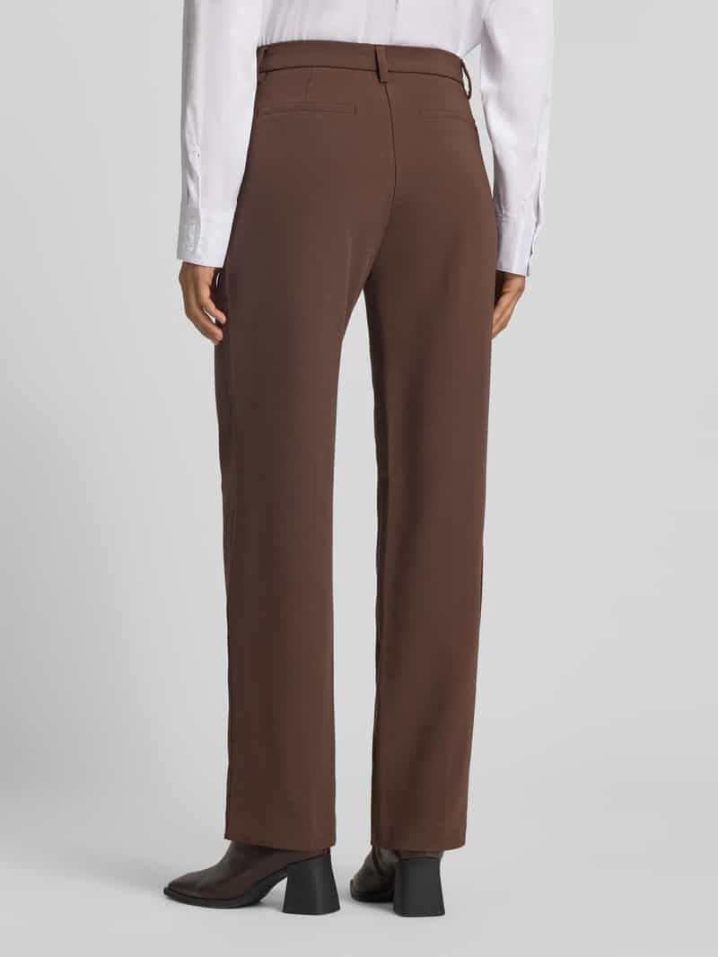 Christian Berg Woman straight fit broek met steekzakken