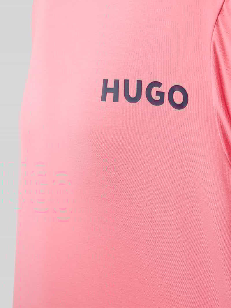 HUGO Pyjamabovendeel met labelprint