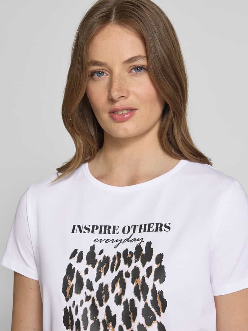 Soyaconcept T-shirt met statementprint model 'RINA'