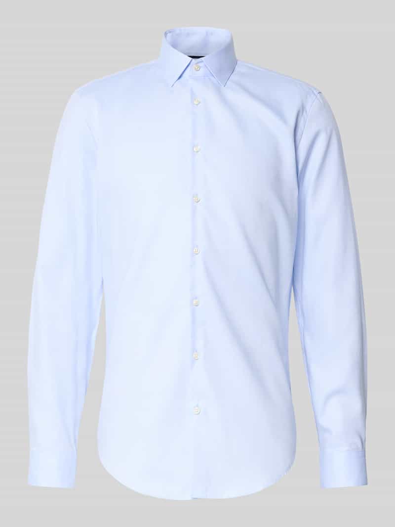 Jake*s Slim fit zakelijk overhemd met kentkraag