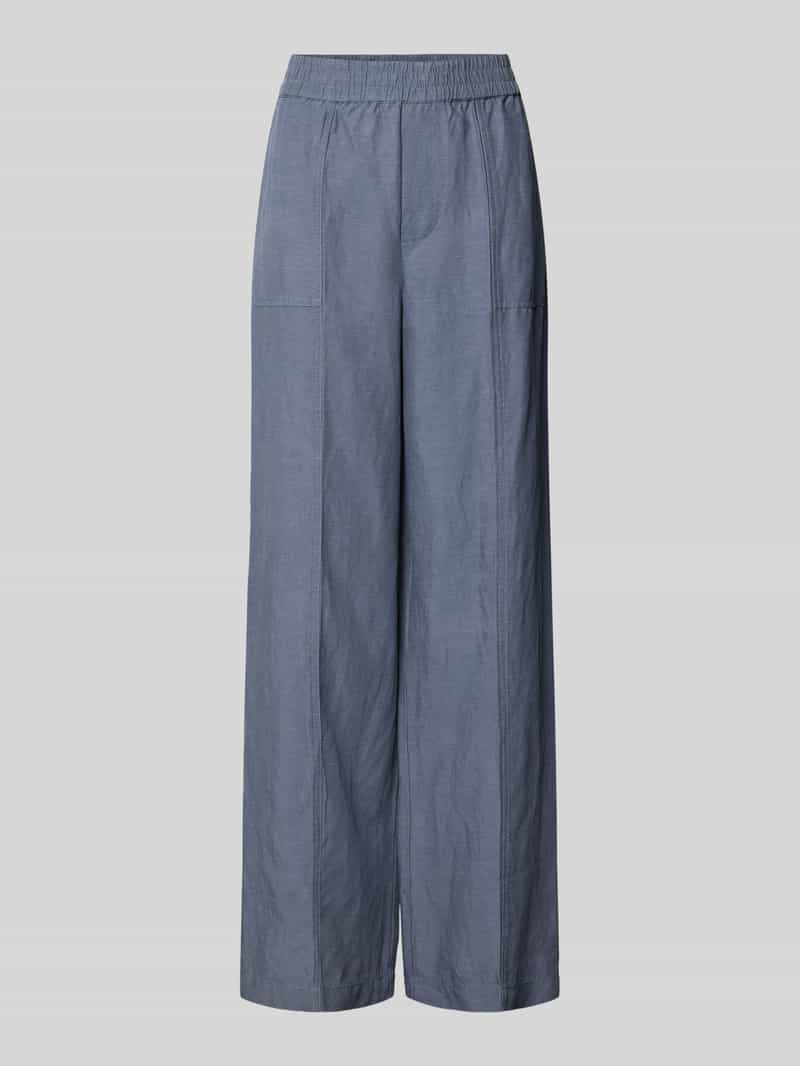 Jake*s Casual Wide fit stoffen broek met elastische band