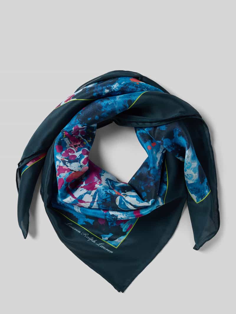 Lauren Ralph Lauren Zijden sjaal met logoprint
