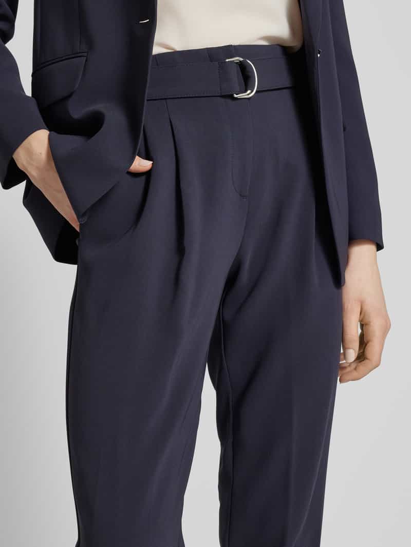 Boss Regular fit stoffen broek met riem model 'Tapiah'