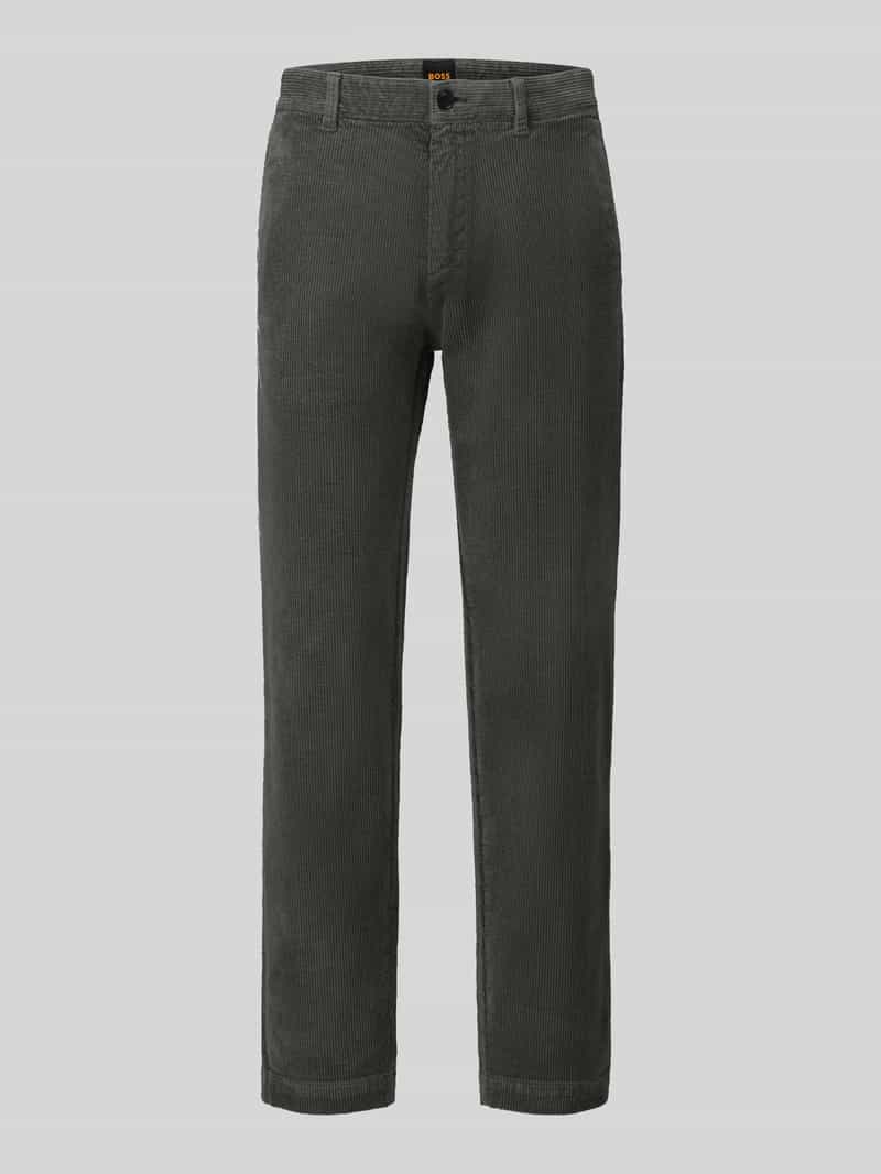 tapered fit chino van katoenmix