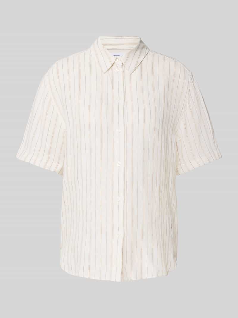 Samsøe Regular fit linnen blouse model 'SALARIKAR'