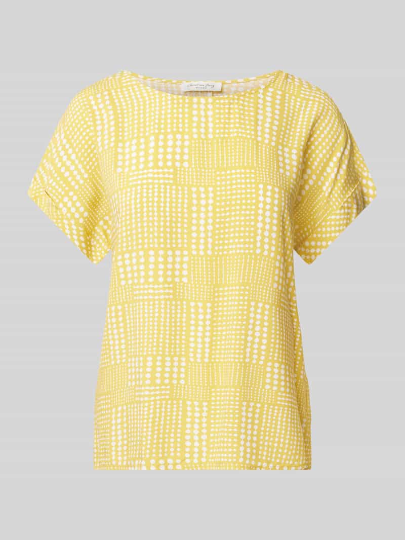 Christian Berg Woman Regular fit blouseshirt met kapmouwen