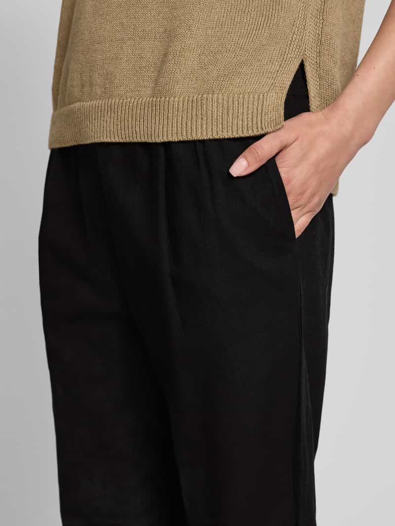 JAKE*S STUDIO WOMAN Stoffen broek met verkorte pasvorm en elastische band