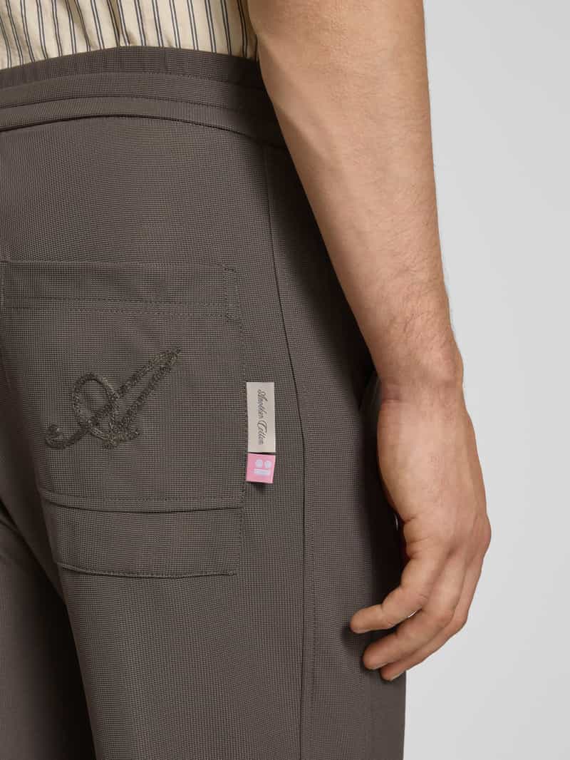 ANOTHER COTTON LAB Loose fit stoffen broek met tunnelkoord