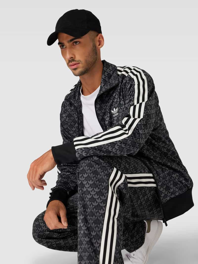 adidas Originals Sweatjack met all-over labelmotief