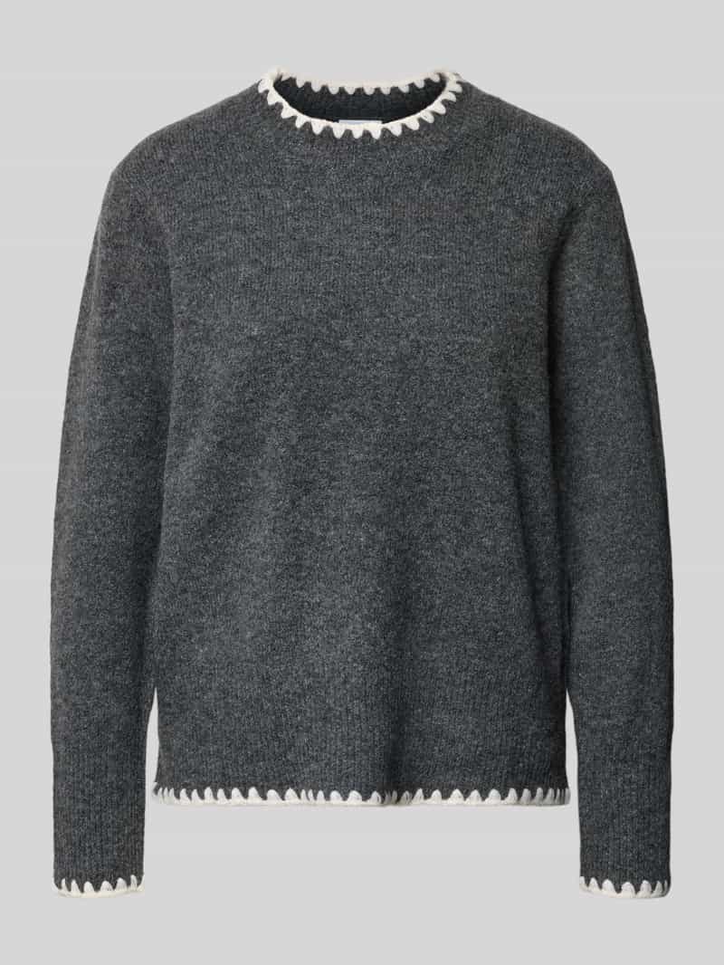 Vila Gebreide pullover met raglanmouwen en ronde hals