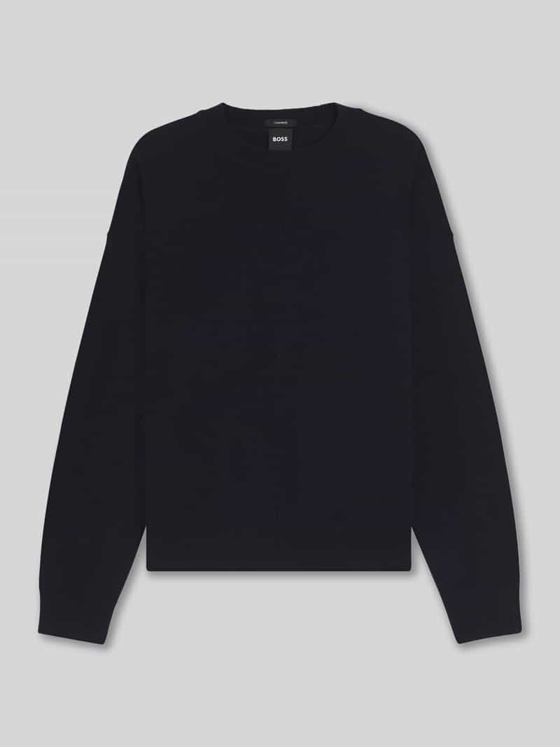 Boss Relaxed fit gebreide pullover van puur kasjmier model 'FASCONA'
