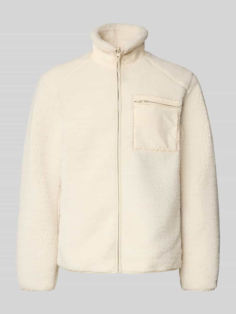 Only & Sons Regular fit jack van imitatiebont met mesh model 'DALLAS'