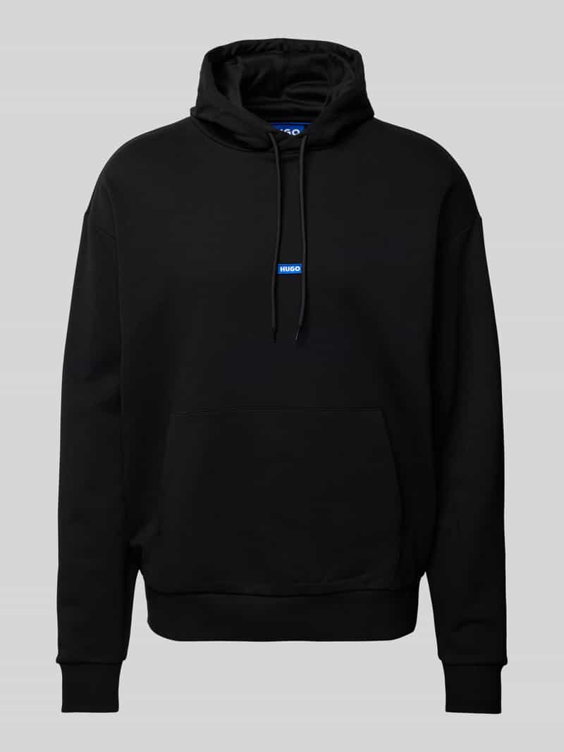 Hugo Blue Hoodie met capuchon model 'Nalonso'