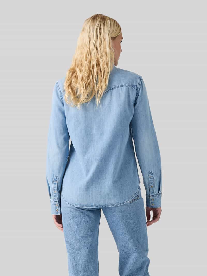 Levi's 300 relaxed fit jeansblouse van katoenmix