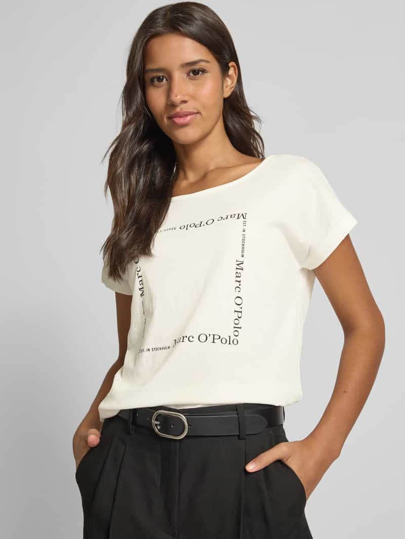 Marc O'Polo Regular fit T-shirt van puur katoen