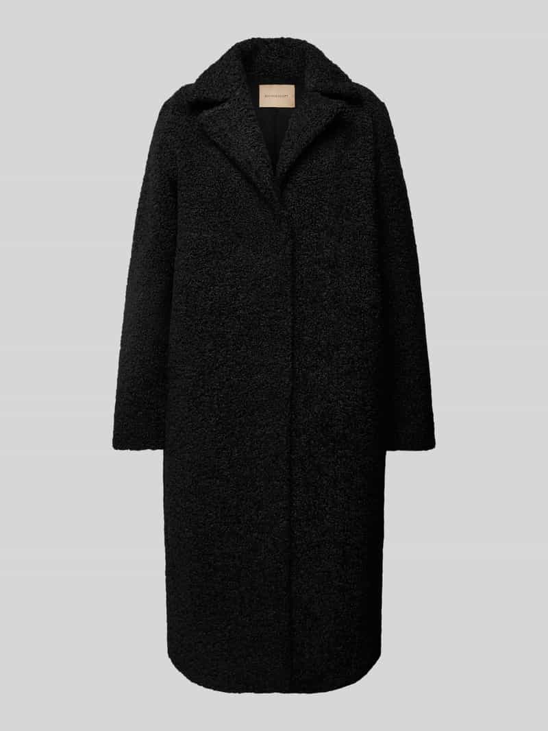Soyaconcept Regular fit lange jas van teddybont model 'Mukite'
