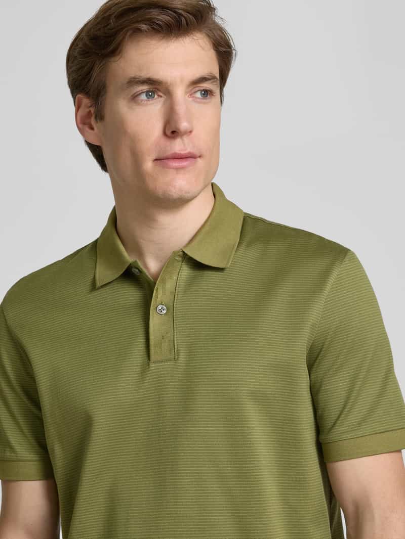 Boss Regular fit poloshirt met labeldetail model 'Parlay'
