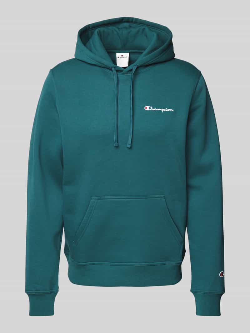 Champion Hoodie met labelstitching