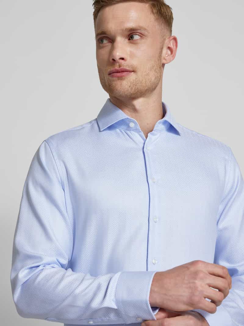 SEIDENSTICKER REGULAR FIT Regular fit zakelijk overhemd met structuurmotief