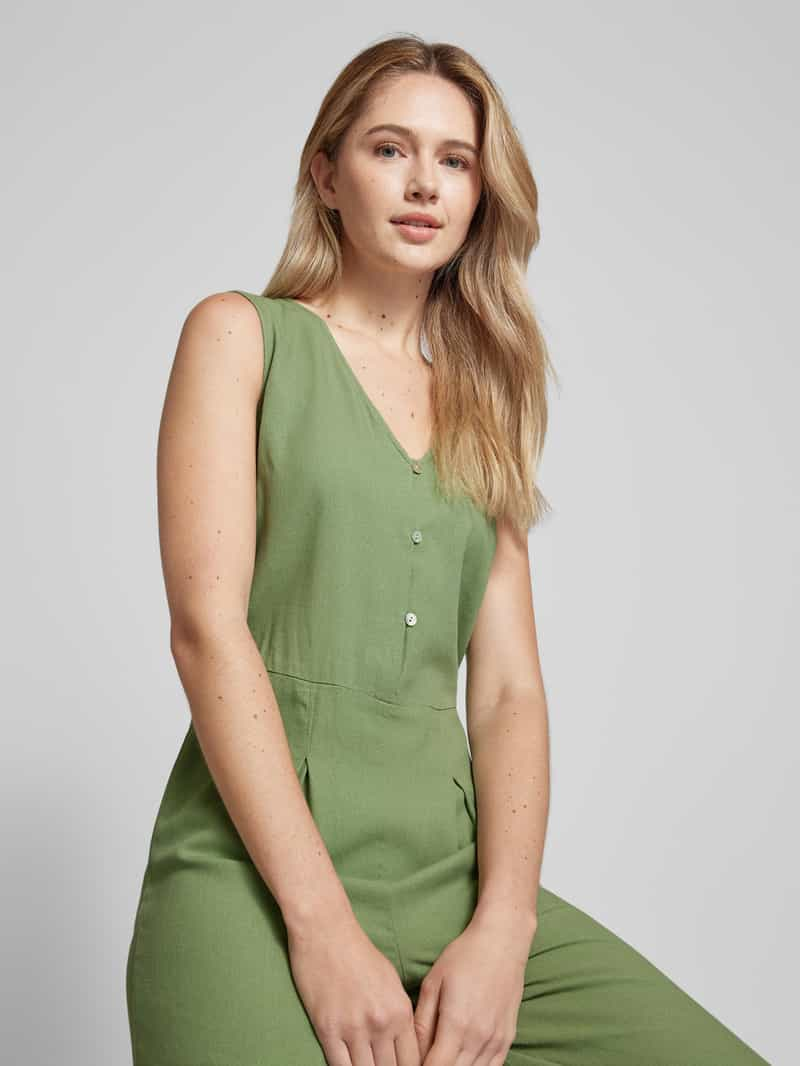 Vero Moda Jumpsuit met korte knoopsluiting model 'MYMILO'