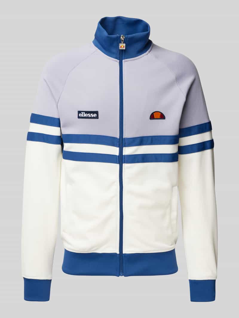 Ellesse Sweatjack met logo- en labelbadge model 'RIMINI'