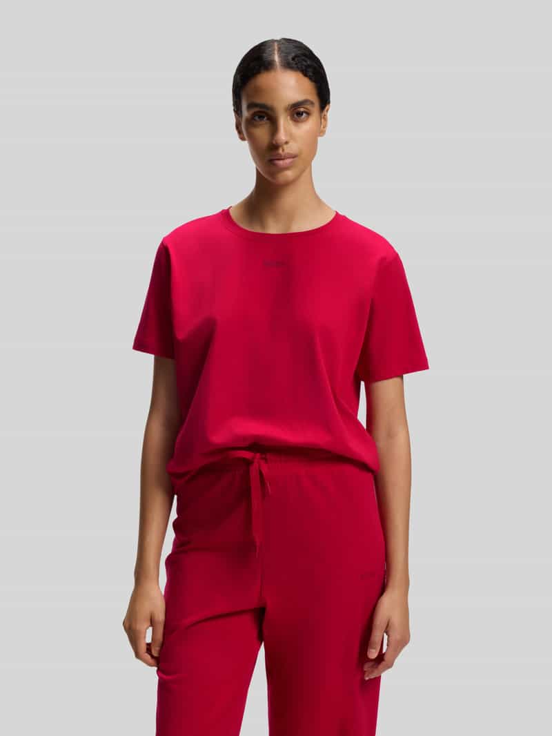 Boss Loose fit pyjamabovendeel van katoenmix