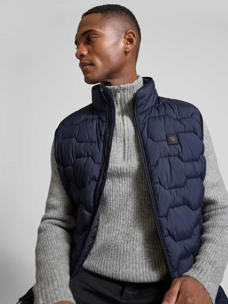 Tom Tailor Regular fit bodywarmer met opstaande kraag