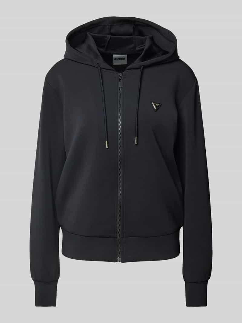 Guess Activewear Sweatjack met labelapplicatie model 'OLYMPE'
