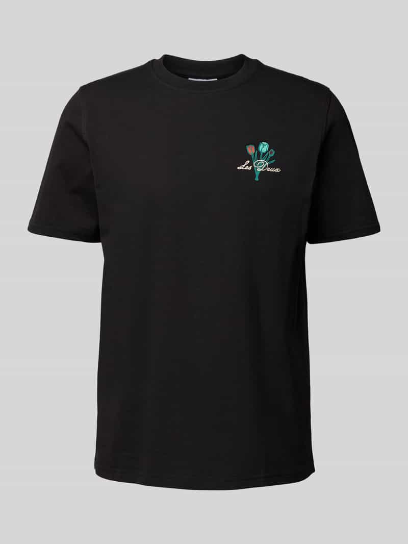 Les Deux T-shirt met labelstitching model 'Bruno'