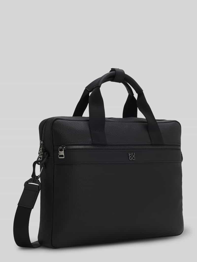 HUGO Zakelijke tas in leerlook model 'QUANTIC DOCUMENT'