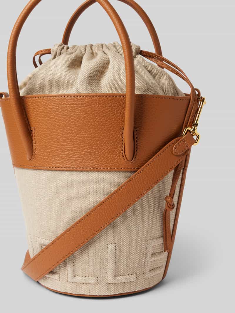 Coccinelle Handtas met labelstitching model 'MYRTHA'