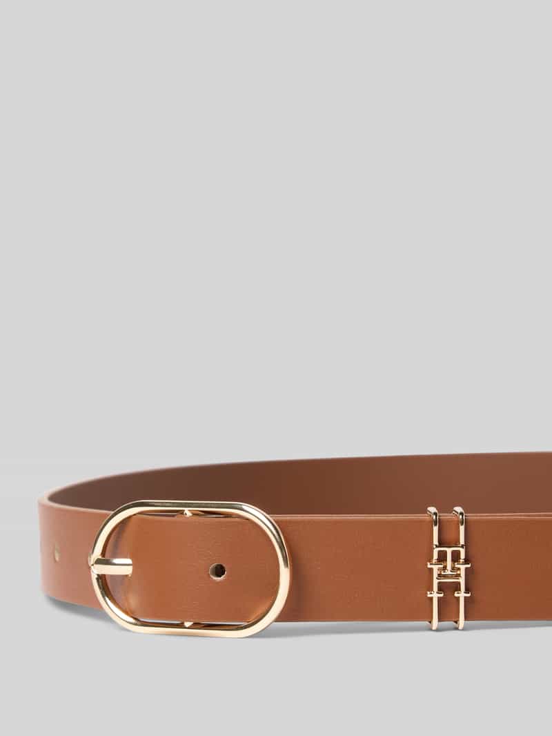 Tommy Hilfiger Leren riem met ovale gesp