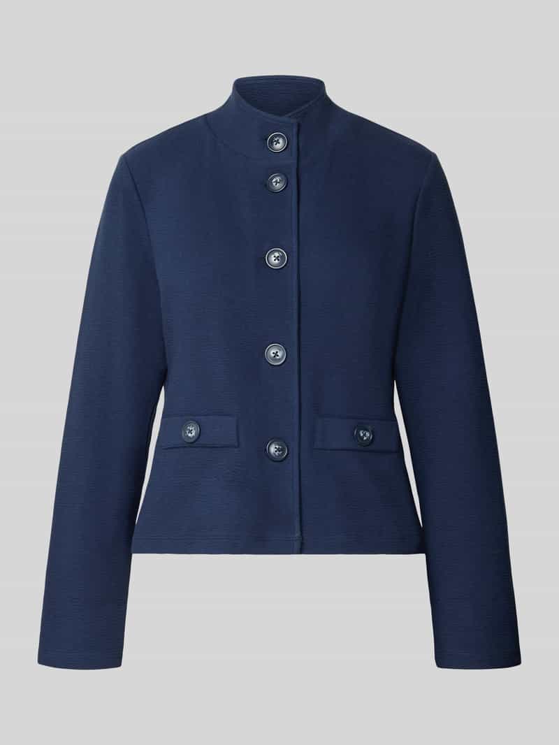Betty Barclay Regular fit korte blazer van katoenmix