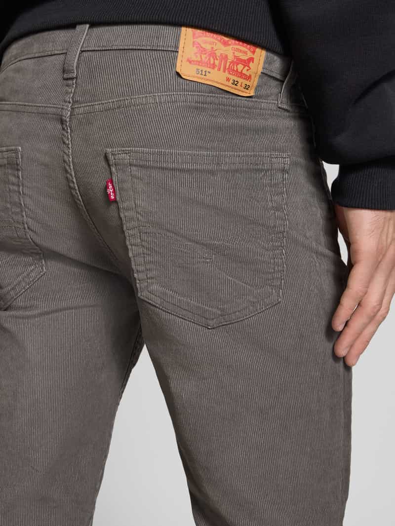 Levi's Slim fit corduroy broek in 5-pocketmodel model '511 '