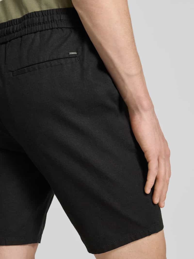 Only & Sons Korte broek van een mix van katoen en linnen model 'LINUS'