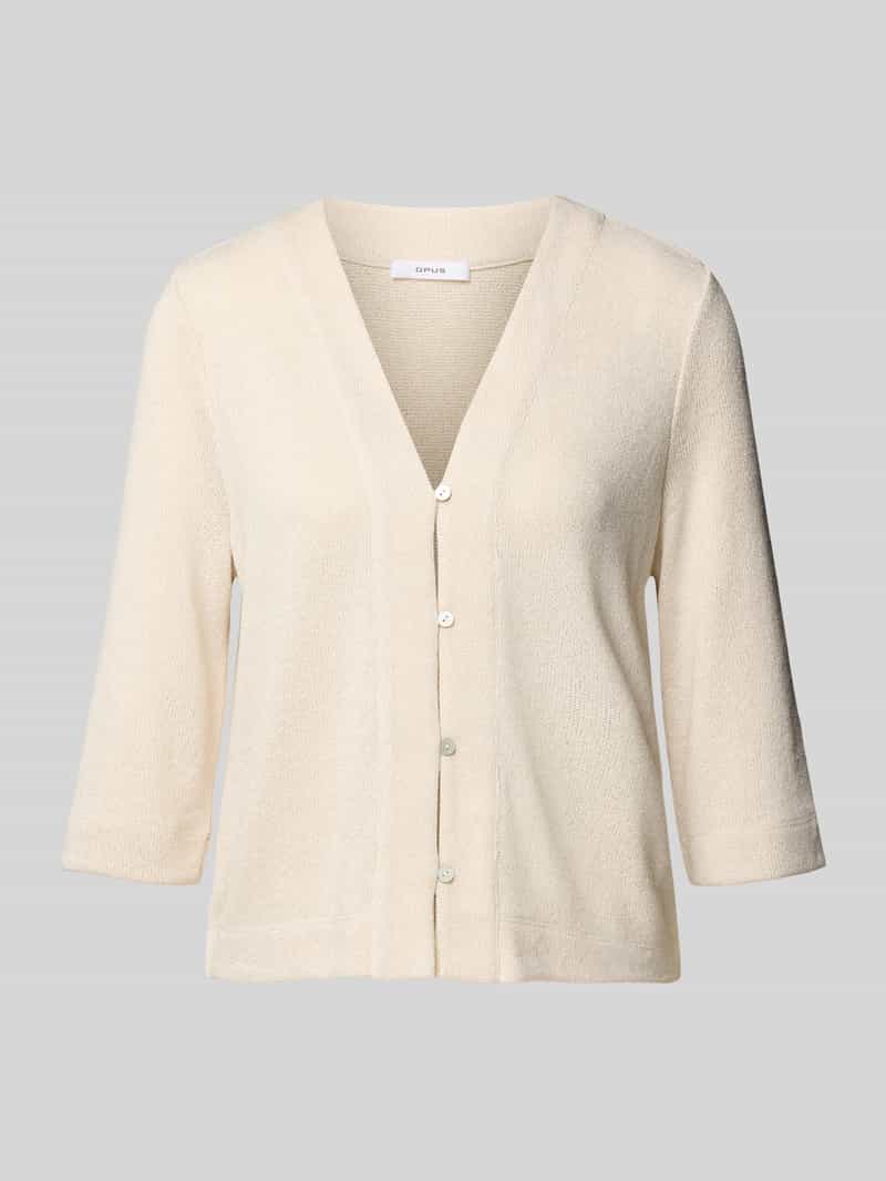 Opus Cardigan met V-hals model 'Semipa'