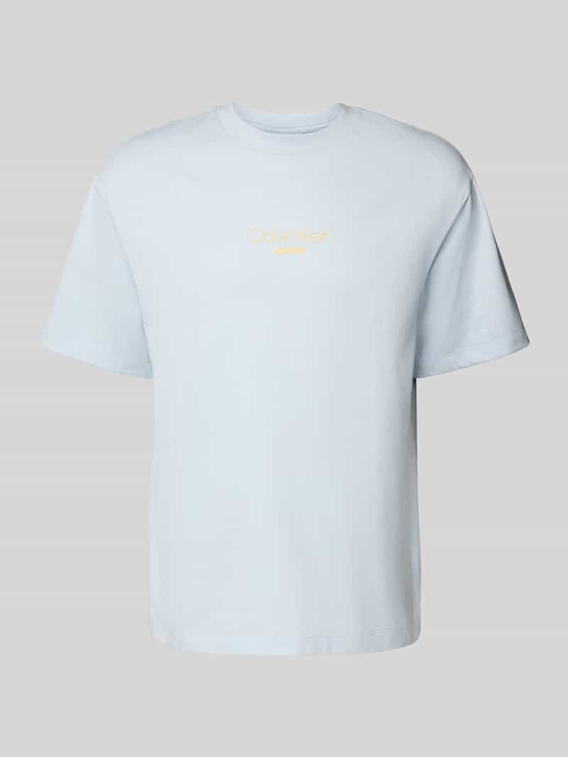 Calvin Klein Jeans Relaxed fit T-shirt met ronde hals