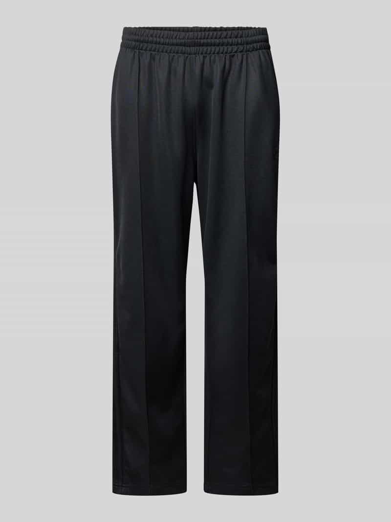 adidas Originals Baggy fit stoffen broek van katoenmix met persplooien