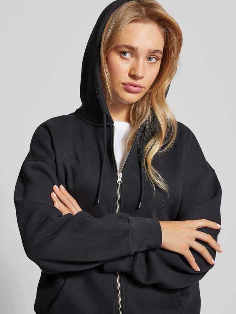 Review Oversized sweatjack met steekzakken opzij